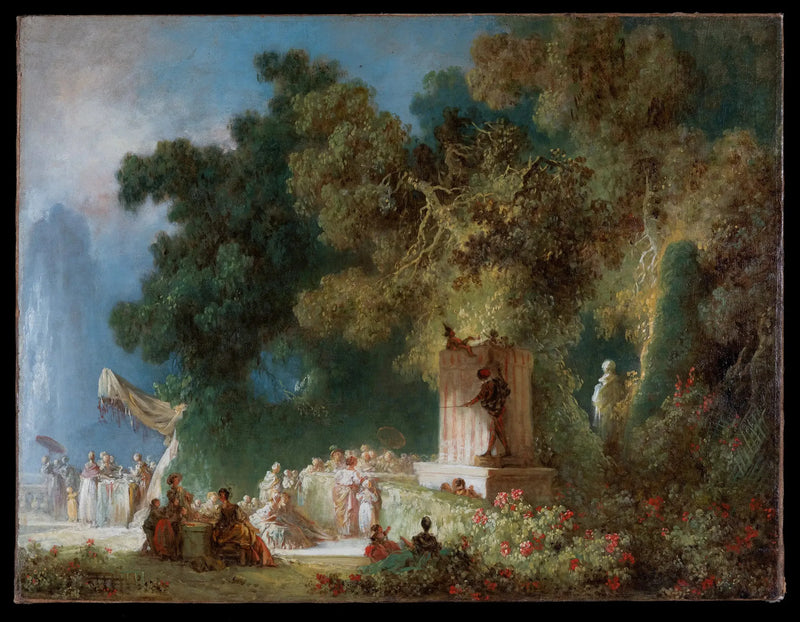 As Marionetes - Jean-Honoré Fragonard
