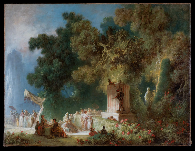 As Marionetes - Jean-Honoré Fragonard