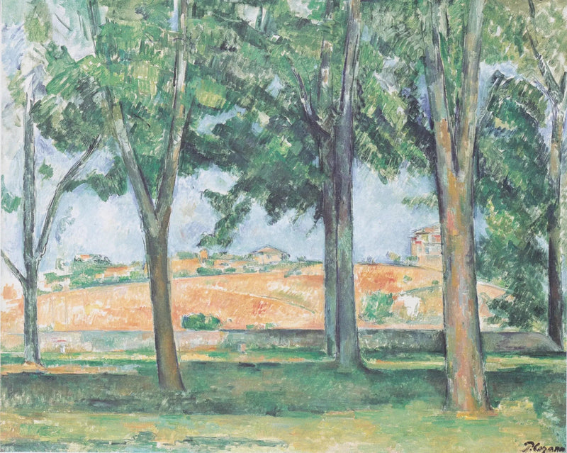 Os Castanheiros do Jas de Bouffan - Paul Cézanne
