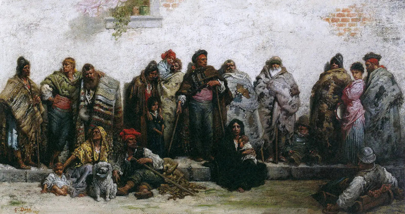 Os mendigos de Burgos - Gustave Doré