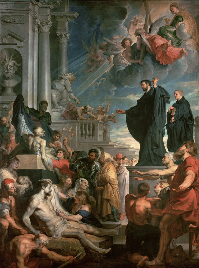 Os Milagres de São Francisco Xavier - Peter Paul Rubens