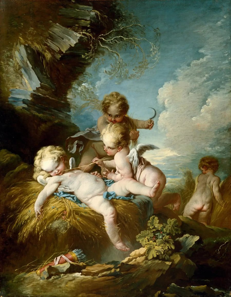 Os ceifadores de querubins - François Boucher