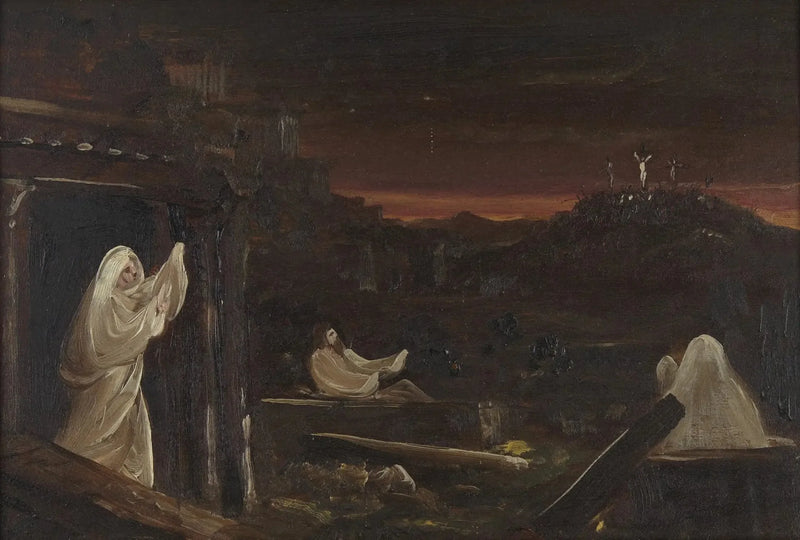 Os mortos ressuscitam dos túmulos - Thomas Cole