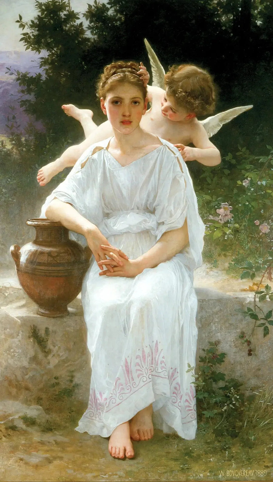 Os Sussurros do Amor - Bouguereau