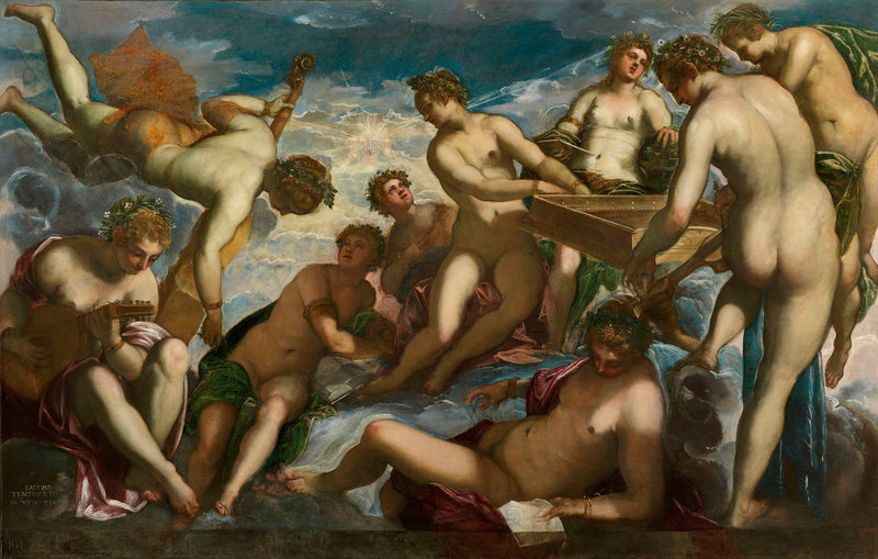 As Musas - Jacopo Tintoretto