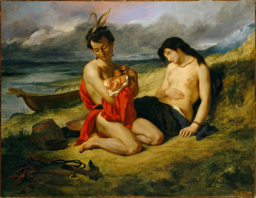 Os Natchez - Eugène Delacroix
