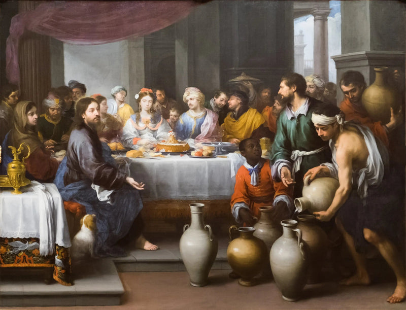 As Bodas de Caná - Bartolomé Esteban Murillo