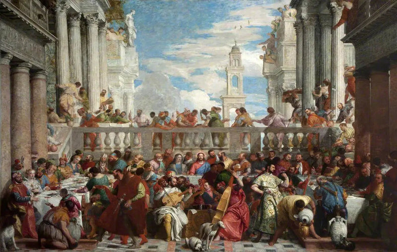 As Bodas de Caná (de acordo com Paul Véronèse) - Henri Fantin-Latour