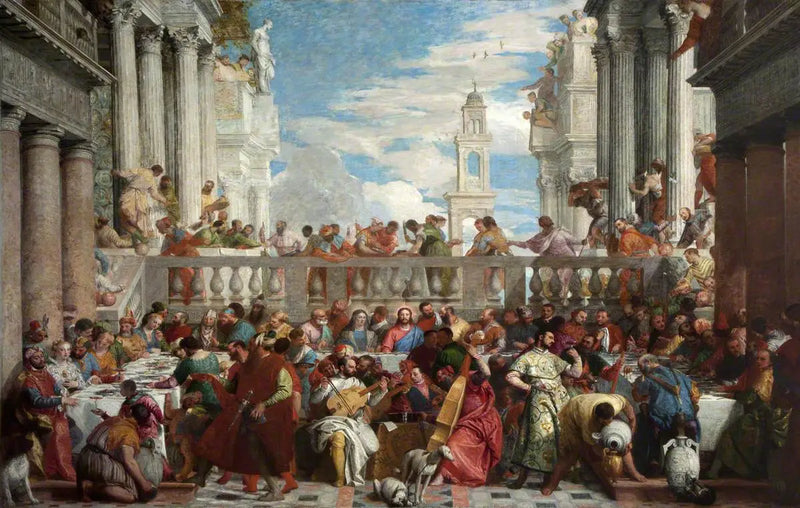 As Bodas de Caná (de acordo com Paul Véronèse) - Henri Fantin-Latour