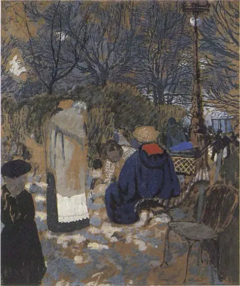 As amas de leite na praça dos Batignolles - Édouard Vuillard