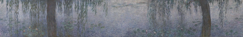 As Ninféias - Manhã Clara com Salgueiros - Claude Monet