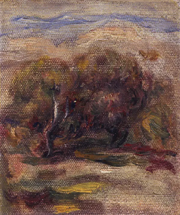 Os Olivais em Cagnes-sur-Mer - Pierre-Auguste Renoir
