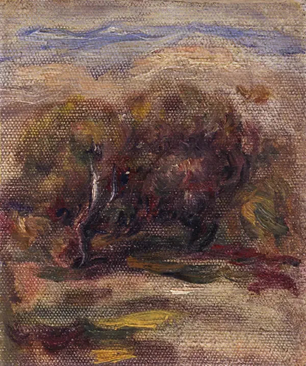 Os Olivais em Cagnes-sur-Mer - Pierre-Auguste Renoir