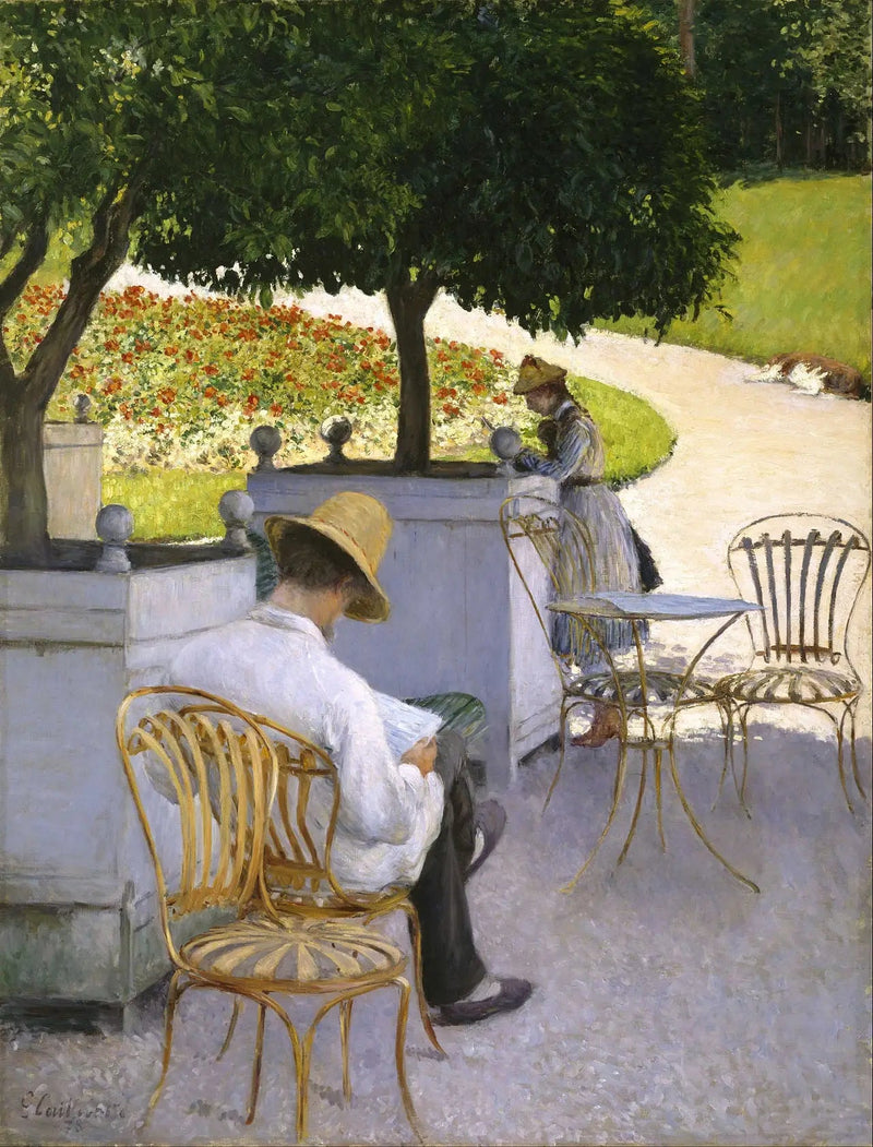Os Laranjeiras - Gustave Caillebotte