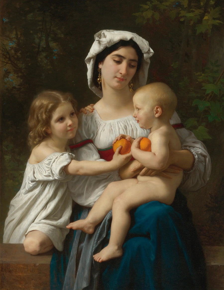As Laranjas - Bouguereau