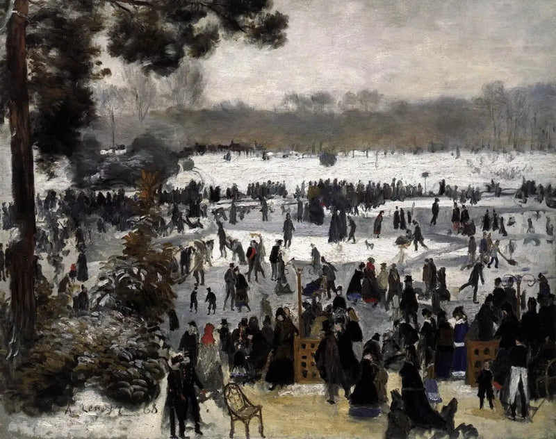 Os Patinadores no Bosque de Boulogne - Pierre-Auguste Renoir