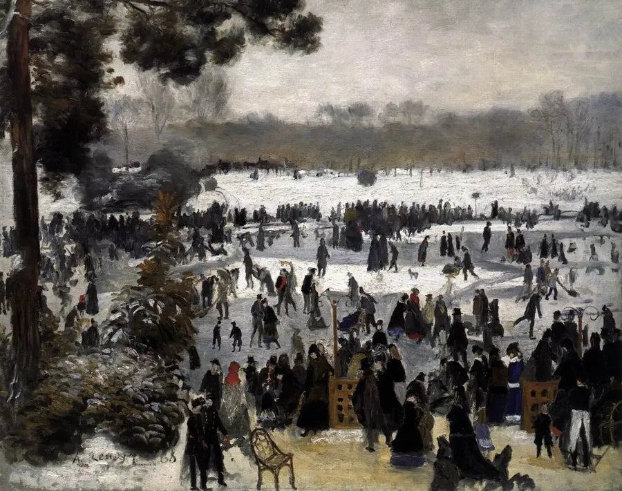 Os Patinadores no Bosque de Boulogne - Pierre-Auguste Renoir