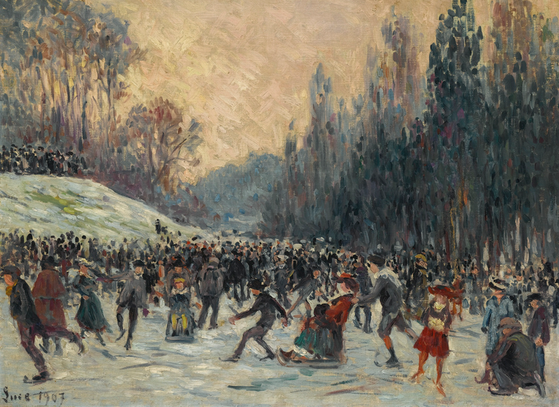 Os Patinadores - Maximilien Luce