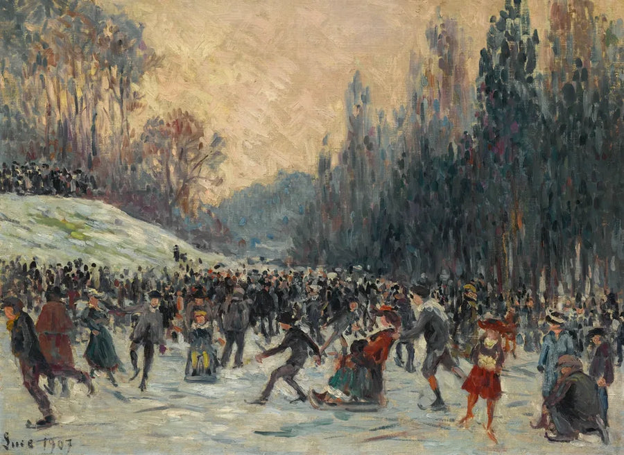 Os Patinadores - Maximilien Luce
