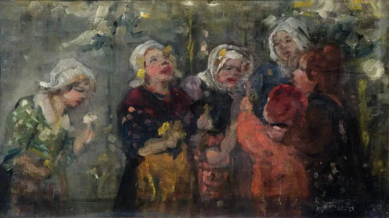 As camponesas que riem - Pierre-Auguste Renoir