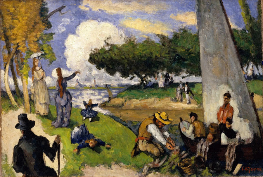 Os Pescadores – Dia de julho - Paul Cézanne
