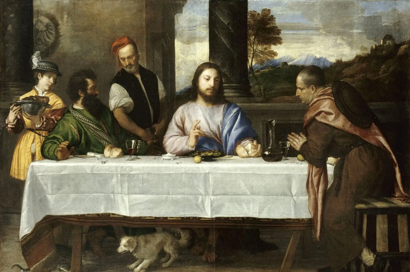 Os Peregrinos de Emaús - Titian