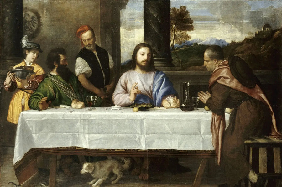 Os Peregrinos de Emaús - Titian