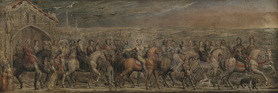 Os Peregrinos de Canterbury - William Blake