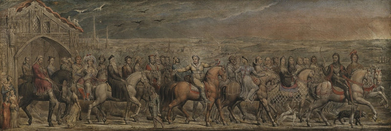Os Peregrinos de Canterbury - William Blake