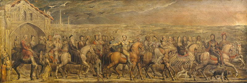 Os Peregrinos de Canterbury - William Blake