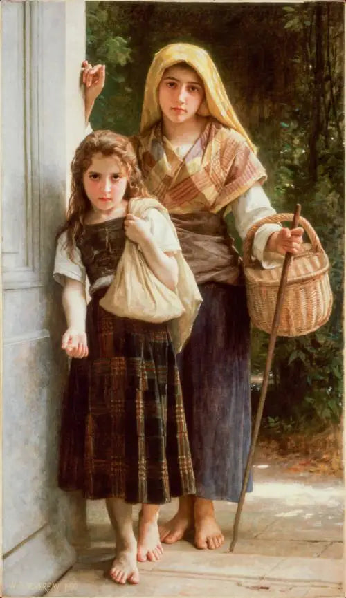 As Pequenas Mendicantes - Bouguereau