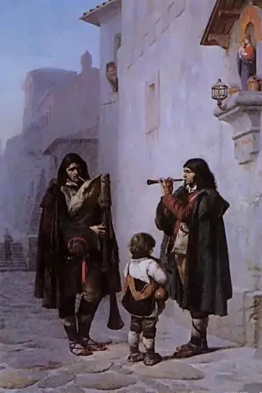 Os pifferari - Jean-Léon Gérôme