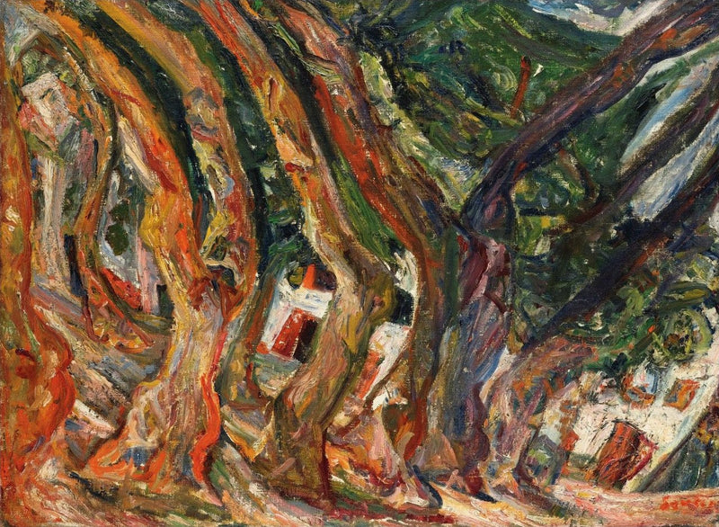 Os Plátanos em Céret - Chaim Soutine