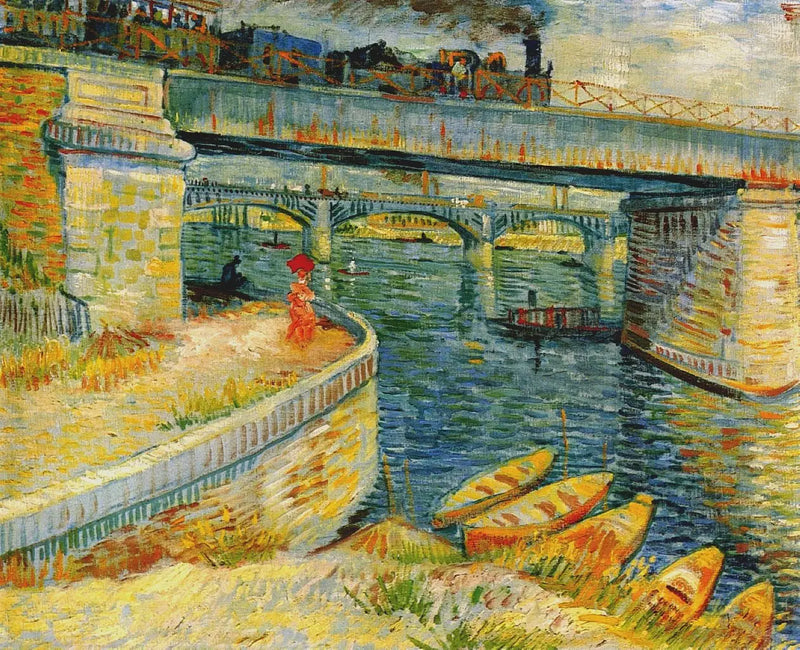 As Pontes de Asnières - Vincent van Gogh