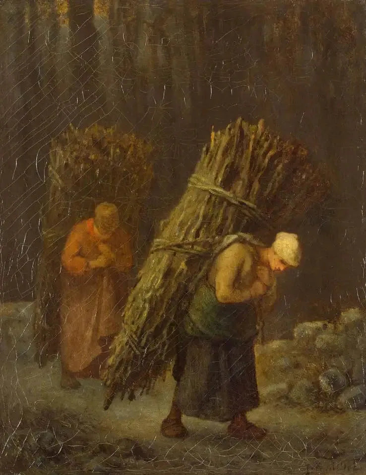 As carregadoras de feixes - Jean-François Millet