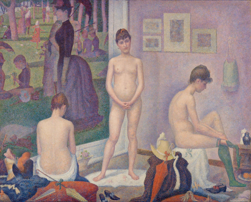 As Poseuses - Georges Seurat