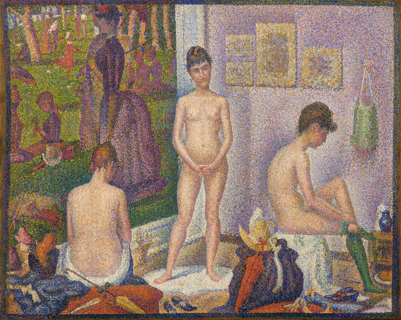 As Poseuses - Georges Seurat