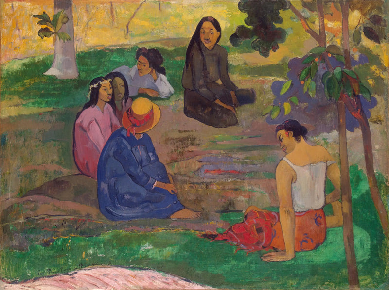 Os boatos - Paul Gauguin