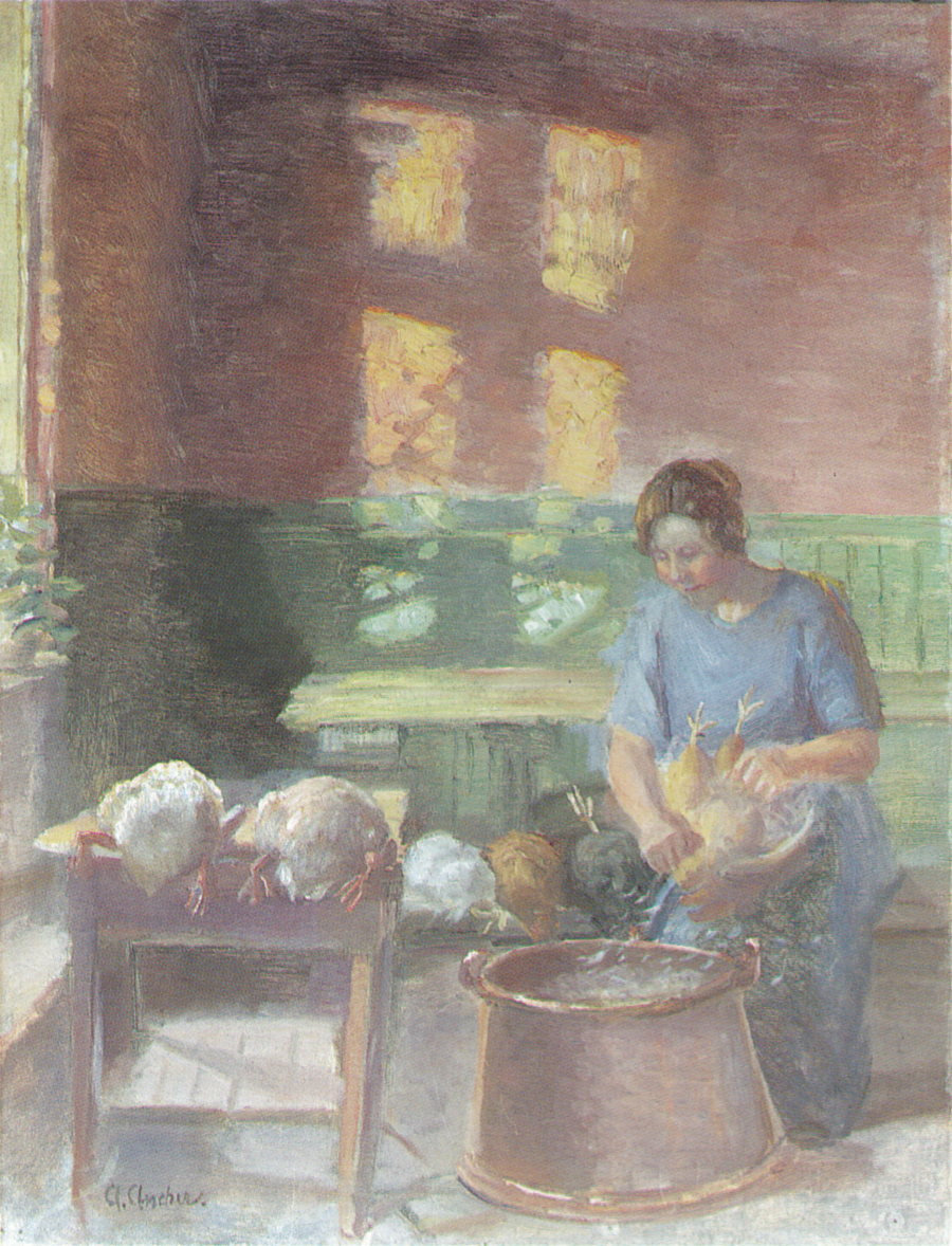 As galinhas estão depenadas - Anna Ancher
