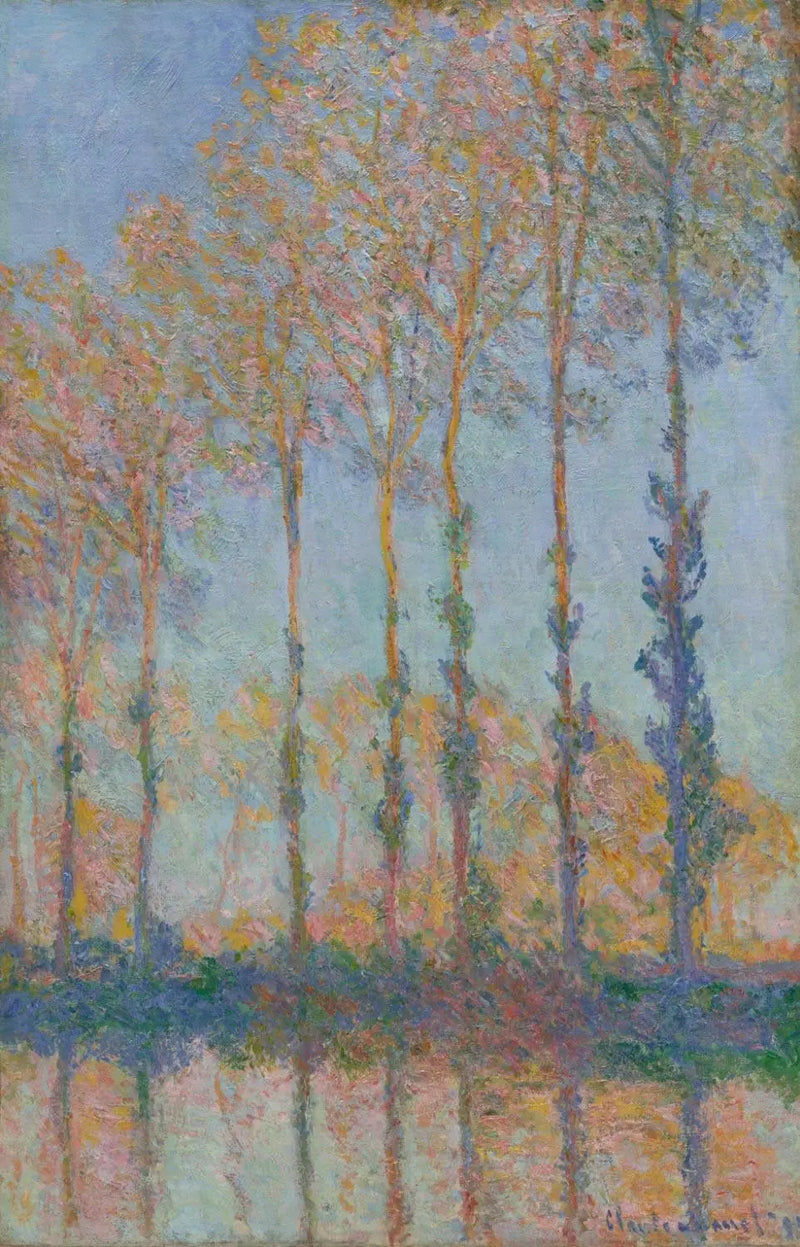Os polvos na margem do Epte - Claude Monet