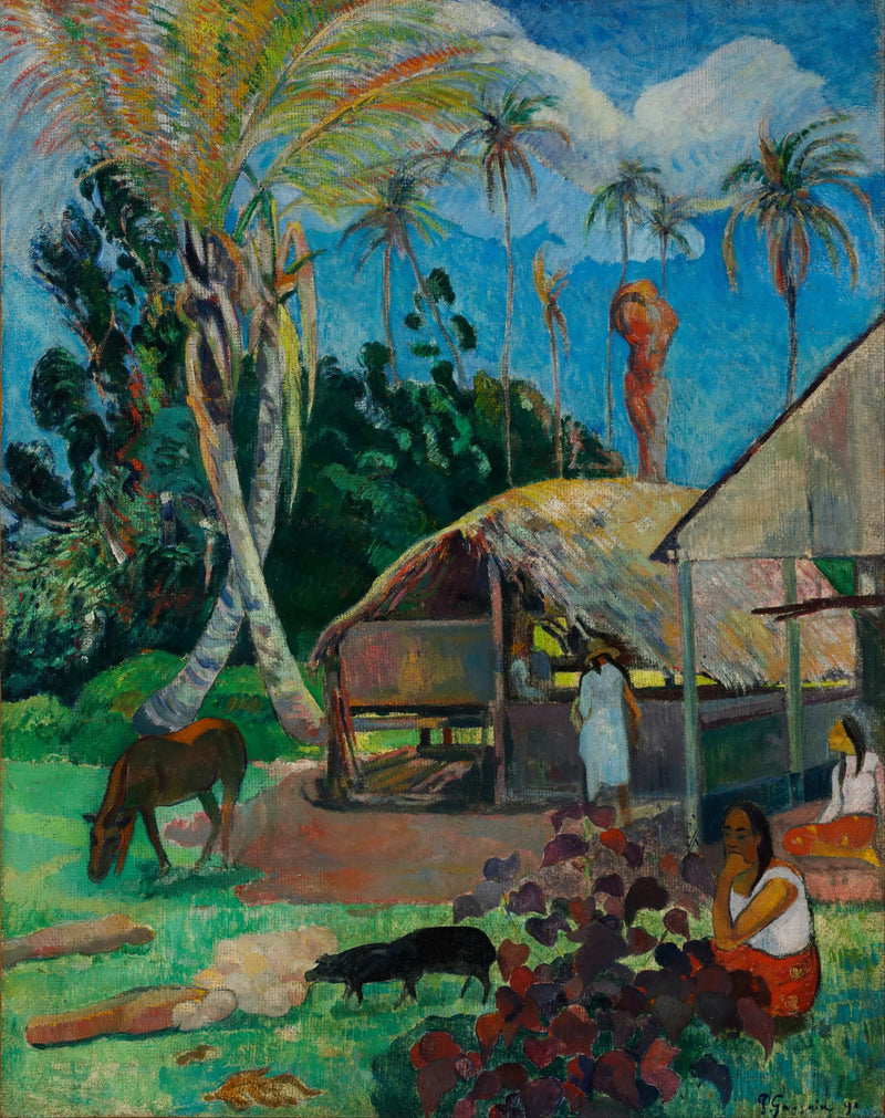 Os Porcos Negros - Paul Gauguin