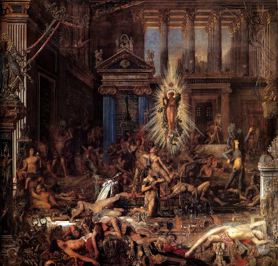 Os Pretendentes - Gustave Moreau