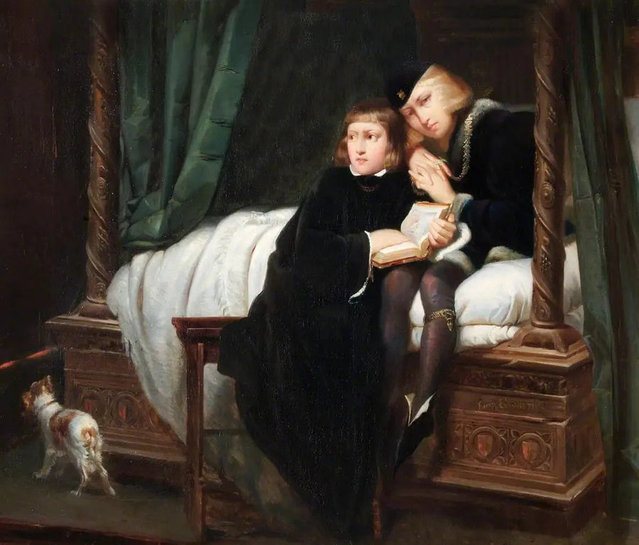 Os Príncipes da Torre (Eduardo V e o duque de York) - Paul Delaroche