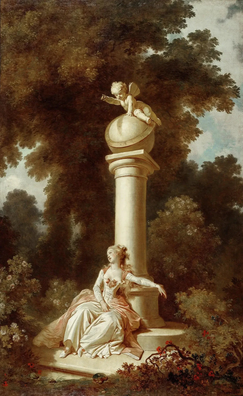 Os Progressos do Amor: Sonho - Jean-Honoré Fragonard