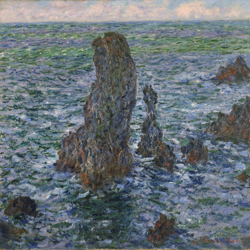 As pirâmides de Port Coton - Claude Monet