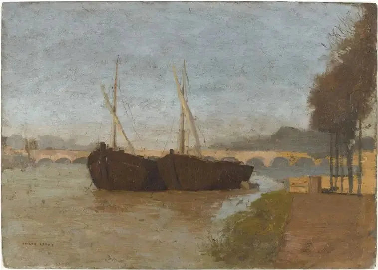 Os Cais em Bordeaux - Odilon Redon