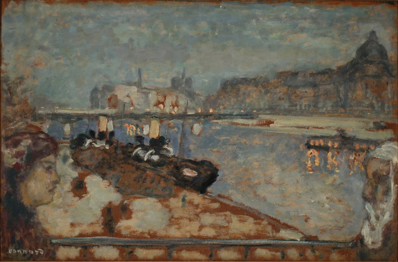 Os cais de Paris - Pierre Bonnard