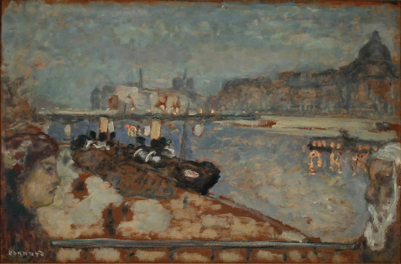 Os cais de Paris - Pierre Bonnard