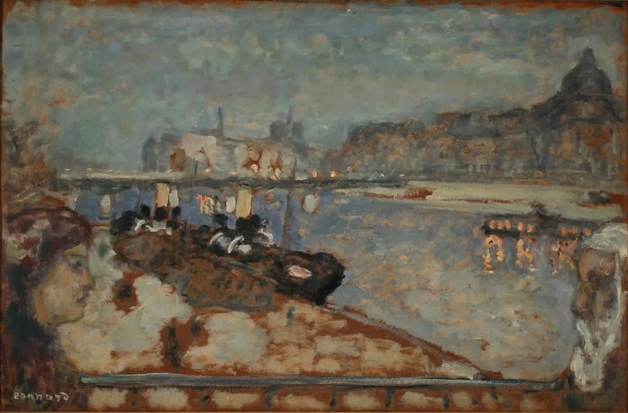 Os cais de Paris - Pierre Bonnard