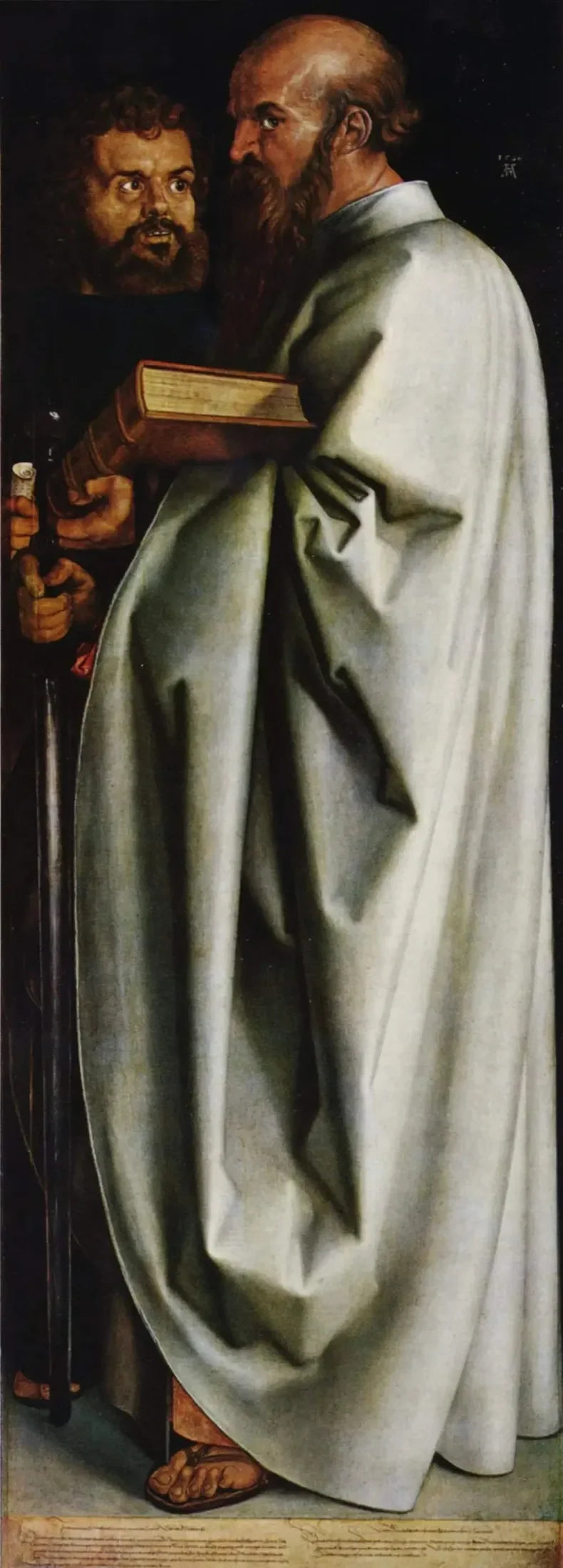 Os quatro apóstolos: santos Marcos e Paulo - Albrecht Dürer